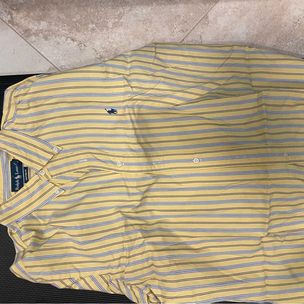 Polo long sleeve mens size Xlarge